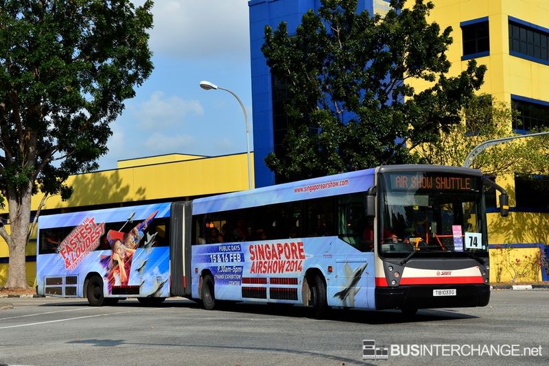 Bus Airshow Shuttle 2014 - SMRT Buses Mercedes-Benz O405G (TIB1033G)