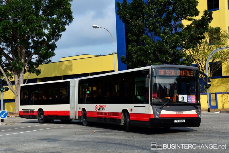Bus Airshow Shuttle 2014 - SMRT Buses Mercedes-Benz O405G (TIB1050G)