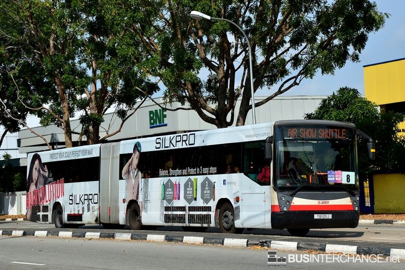 Bus Airshow Shuttle 2014 - SMRT Buses Mercedes-Benz O405G (TIB1211J)