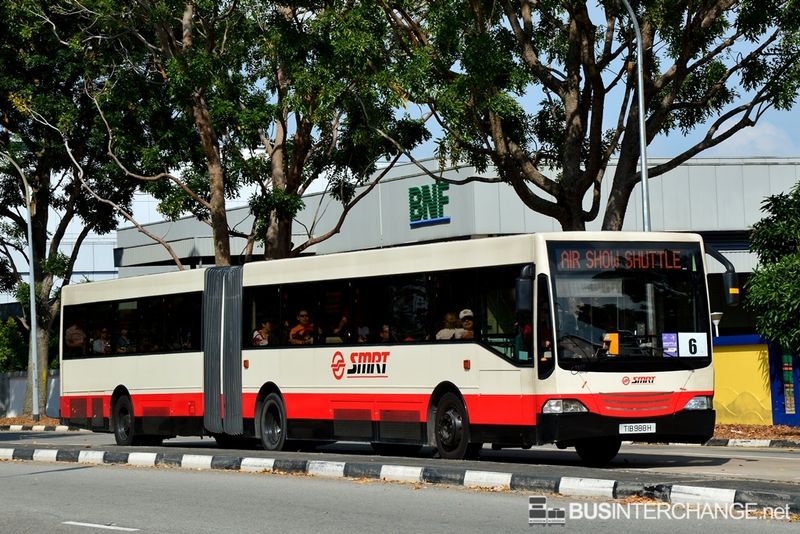 Bus Airshow Shuttle 2014 - SMRT Buses Mercedes-Benz O405G (TIB988H)