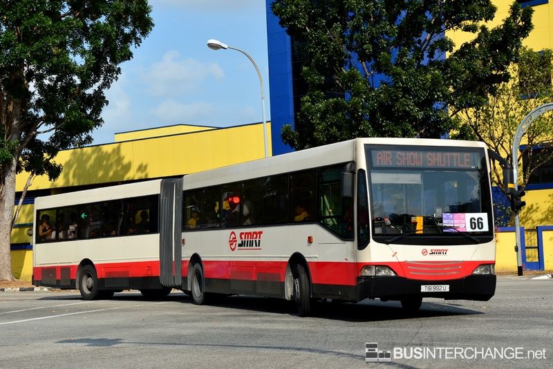 Bus Airshow Shuttle 2014 - SMRT Buses Mercedes-Benz O405G (TIB992U)
