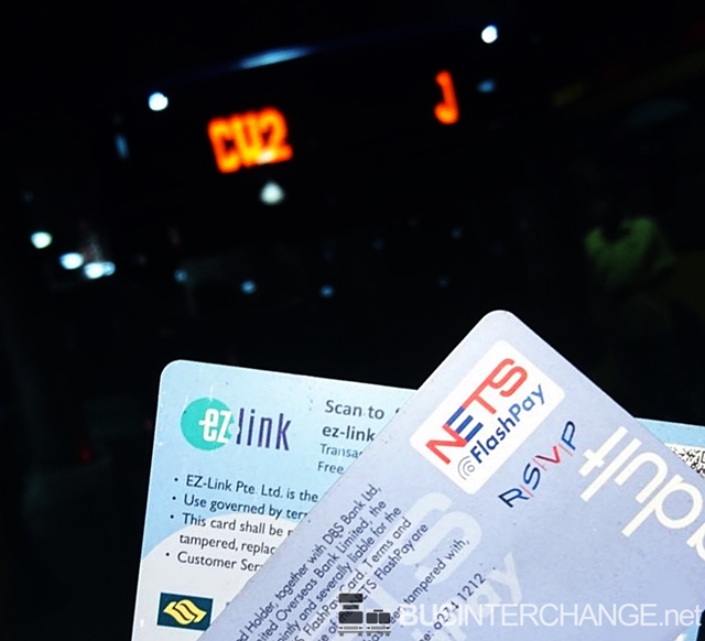 Ez-Link Cards & NET Flashpay Contactless Cards are accepted on Causeway Link CW2.