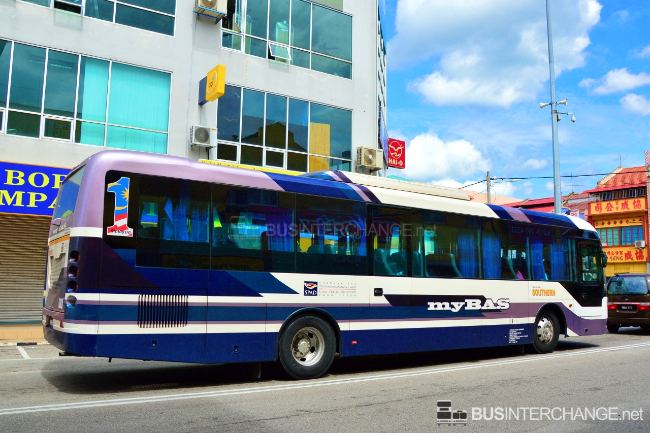 File Photo: myBAS stage bus operating in Tampin