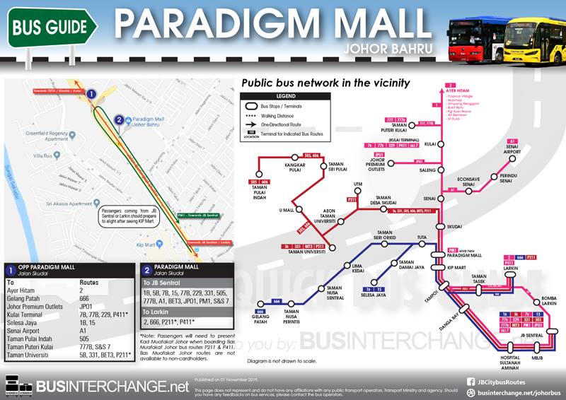 Bus Services to Paradigm Mall