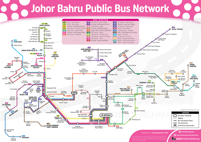 JB Bus Guide 2025