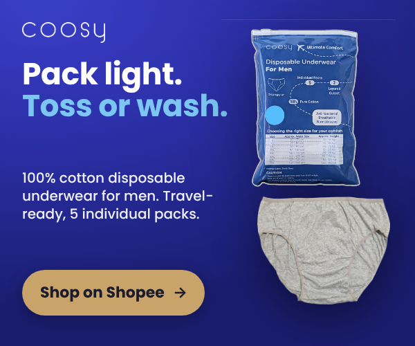 Pack light. Toss or wash.